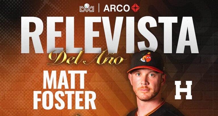 Matt Foster es el  Relevista del Año de la LMP