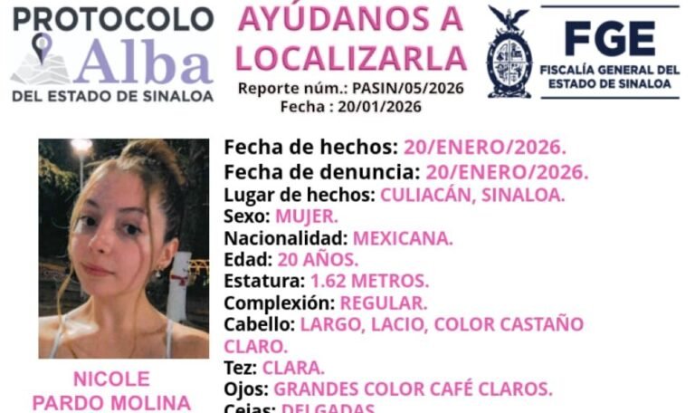 Fiscalía activa ficha de búsqueda de la tiktoker “La Nicholette” tras ser ‘levantada’