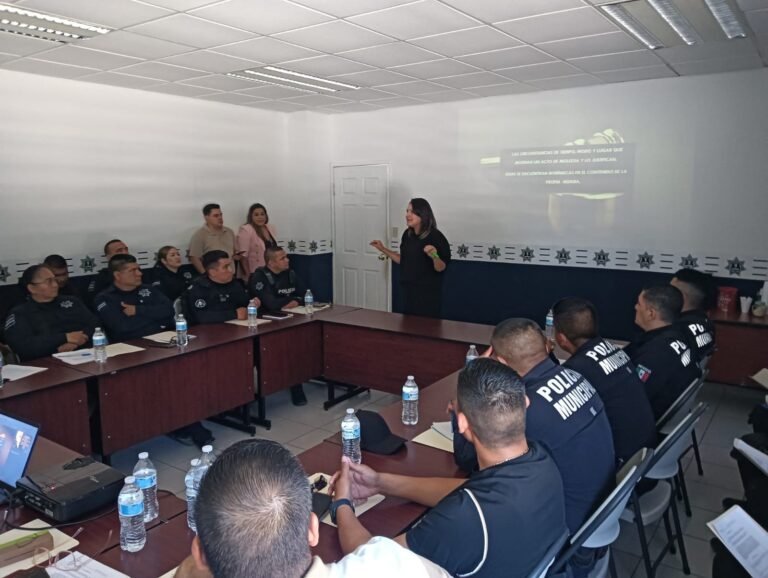 Capacita SSyPC a personal operativo y preventivo sobre reformas al Bando de Gobierno en tema de uso de armas punzocortantes