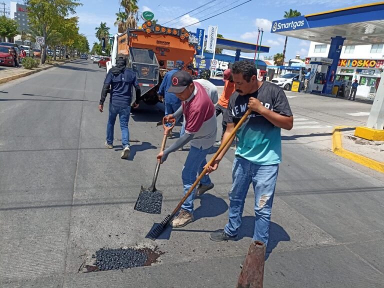 Más de 700 baches se atendieron durante la semana
